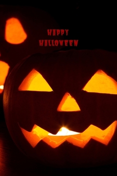 Happy Halloween: Black Lined Paper Halloween Composition Book With Creep Scary Pumpkin Journal And Diary 100 Pages For Kids And Teens