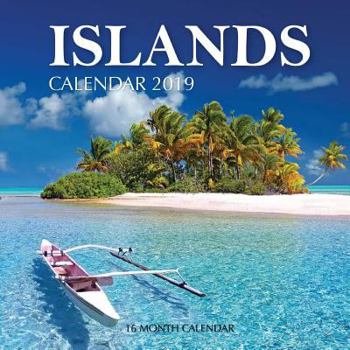 Paperback Islands Calendar 2019: 16 Month Calendar Book