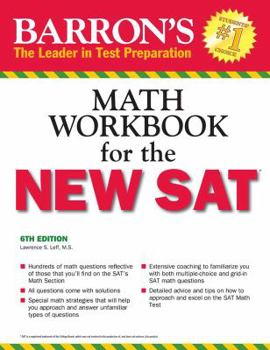 Paperback Barron's Math Workbook for the New Sat, 6th Edition Book
