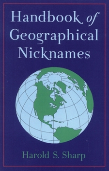 Paperback Handbook of Geographical Nicknames Book