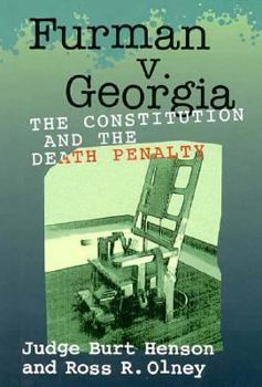 Hardcover Furman V. Georgia: The Death Penalty and the Constitution Book