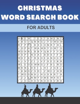 Paperback Christmas Word Search Book For Adults: Large Print Christian Puzzles Perfect Gift For Kids Colorbook 2 in 1 Book