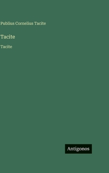 Hardcover Tacite: Tacite [French] Book