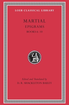 Hardcover Epigrams, Volume II: Books 6-10 [Latin] Book