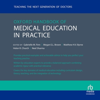 Audio CD Oxford Handbook of Medical Education in Practice Book