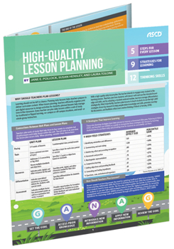 Paperback High-Quality Lesson Planning (Quick Reference Guide) Book