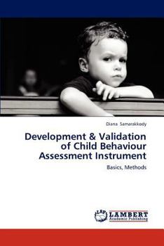 Paperback Development & Validation of Child Behaviour Assessment Instrument Book