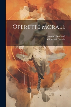 Paperback Operette morali; [Italian] Book