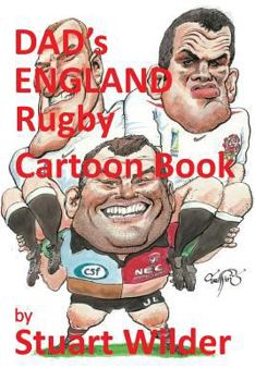 Paperback DAD'S ENGLAND Rugby Cartoon Book: and Other Sporting, Celebrity Cartoons Book