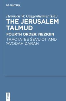 Hardcover Tractates Sevu'ot and 'Avodah Zarah Book