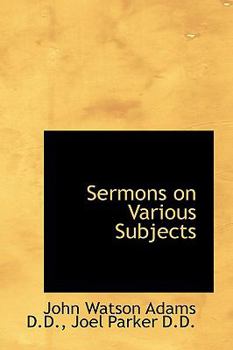Hardcover Sermons on Various Subjects Book