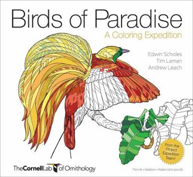 Paperback Birds of Paradise: A Coloring Expedition Book