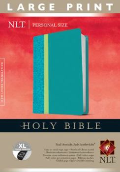 Paperback Personal Size Large Print Bible-NLT [Large Print] Book