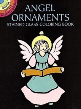 Paperback Angel Ornaments Stained Glass Coloring Book