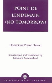 Paperback Point de Lendemain (No Tomorrow) Book