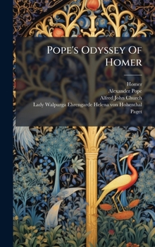 Hardcover Pope's Odyssey Of Homer Book