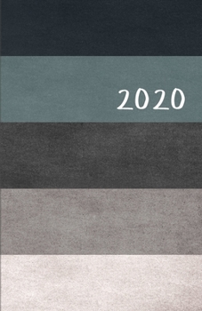 2020: Monthly and weekly all in one planner with calendar, schedule, assignments, 2021 future plans and more. Monday start week. Fits in purse. 8.5" x ... stripes, modern design. Soft matte cover).