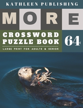 Large Crossword puzzles for Seniors: crossword puzzles for men | More Large Print Crosswords Game |  Hours of brain-boosting entertainment for adults ... senior citizen gifts (crossword books quick)