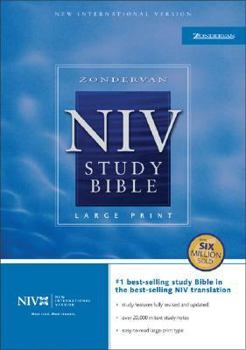 Hardcover Study Bible-NIV-Large Print [Large Print] Book