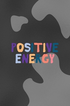 Positive Energy: Notebook Journal Composition Blank Lined Diary Notepad 120 Pages Paperback Black Texture Vitiligo