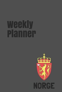 Weekly Planner: Norway calendar organizer agenda for 2020 (Europe)