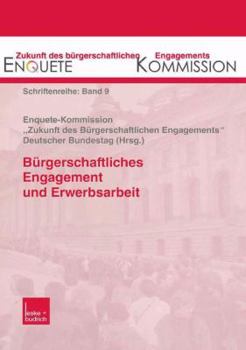 Paperback Bürgerschaftliches Engagement Und Erwerbsarbeit [German] Book