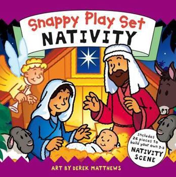 Hardcover Snappy Playset Nativity Book