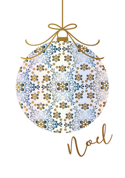 Misc. Filigree Ornament Small Boxed Holiday Cards Book