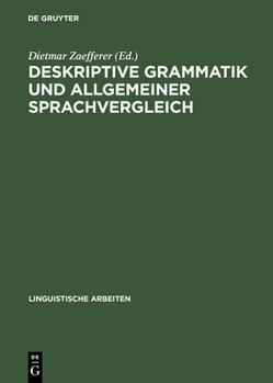 Hardcover Deskriptive Grammatik und allgemeiner Sprachvergleich [German] Book