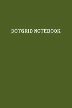 Dot Grid Notebook: wild green 6"x9" .5mm dots