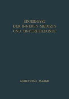 Paperback Ergebnisse Der Inneren Medizin Und Kinderheilkunde: Neue Folge [German] Book