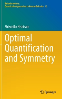 Hardcover Optimal Quantification and Symmetry Book