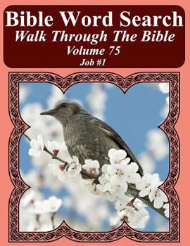 Paperback Bible Word Search Walk Through The Bible Volume 75: Job #1 Extra Large Print Book