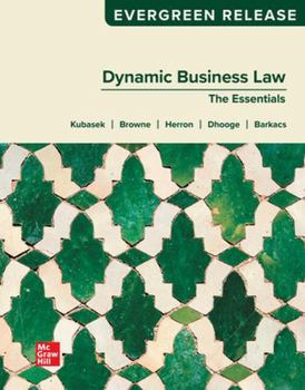 Hardcover Mhe High School Dynamic Business Law: The Essentials Book