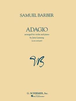 Paperback Adagio for Violin and Piano: Violin and Piano Book