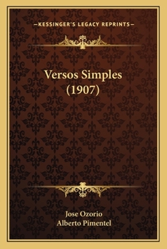 Paperback Versos Simples (1907) [Spanish] Book
