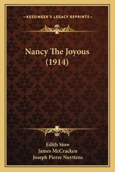 Paperback Nancy The Joyous (1914) Book