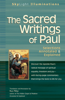 Paperback The Sacred Writings of Paul: Annotated & Explained Book