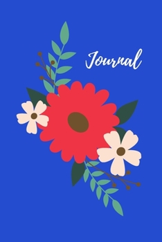 Journal: Notebook - Notizbuch - Blüten-Motiv - Dot Grid - Dotted - Punktraster - Insgesamt 135 Seiten - Maße ca. DIN A5