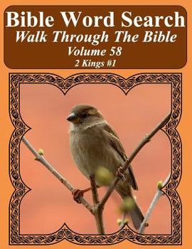 Paperback Bible Word Search Walk Through The Bible Volume 58: 2 Kings #1 Extra Large Print Book
