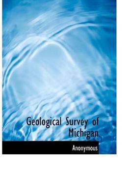 Paperback Geological Survey of Michigan Book