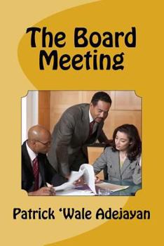 Paperback The Board Meeting Book