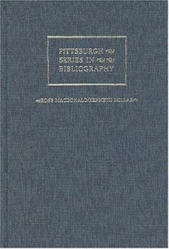 Hardcover Ross MacDonald/Kenneth Millar: A Descriptive Bibliography Book
