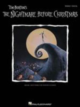 Paperback Tim Burton's: The Nightmare Before Christmas | Sheet Music Songbook | Piano Vocal Guitar Arr. for Movie Soundtrack Fans | 11 Iconic Halloween and ... for Piano and Voice (Piano Vocal Series) Book