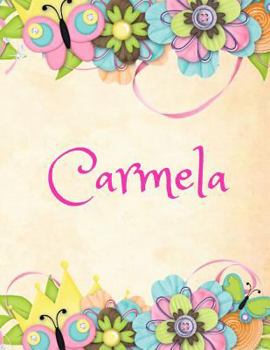 Paperback Carmela: Personalized Name Journal Composition Notebook Book