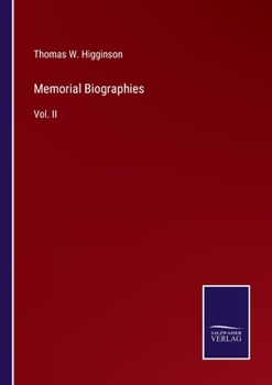 Paperback Memorial Biographies: Vol. II Book