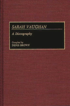 Hardcover Sarah Vaughan: A Discography Book