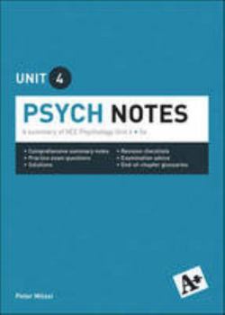 Paperback A+ Psych Notes VCE Unit 4 Book