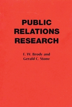 Hardcover Public Relations Research Book