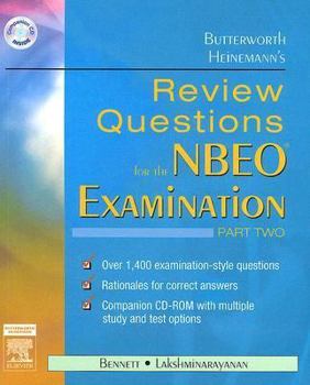 Paperback Butterworth Heinemann's Review Questions for the Nbeo Examination: Part Two [With CDROM] Book